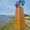Sfeerpilaar Hout (3m) - Afbeelding 2
