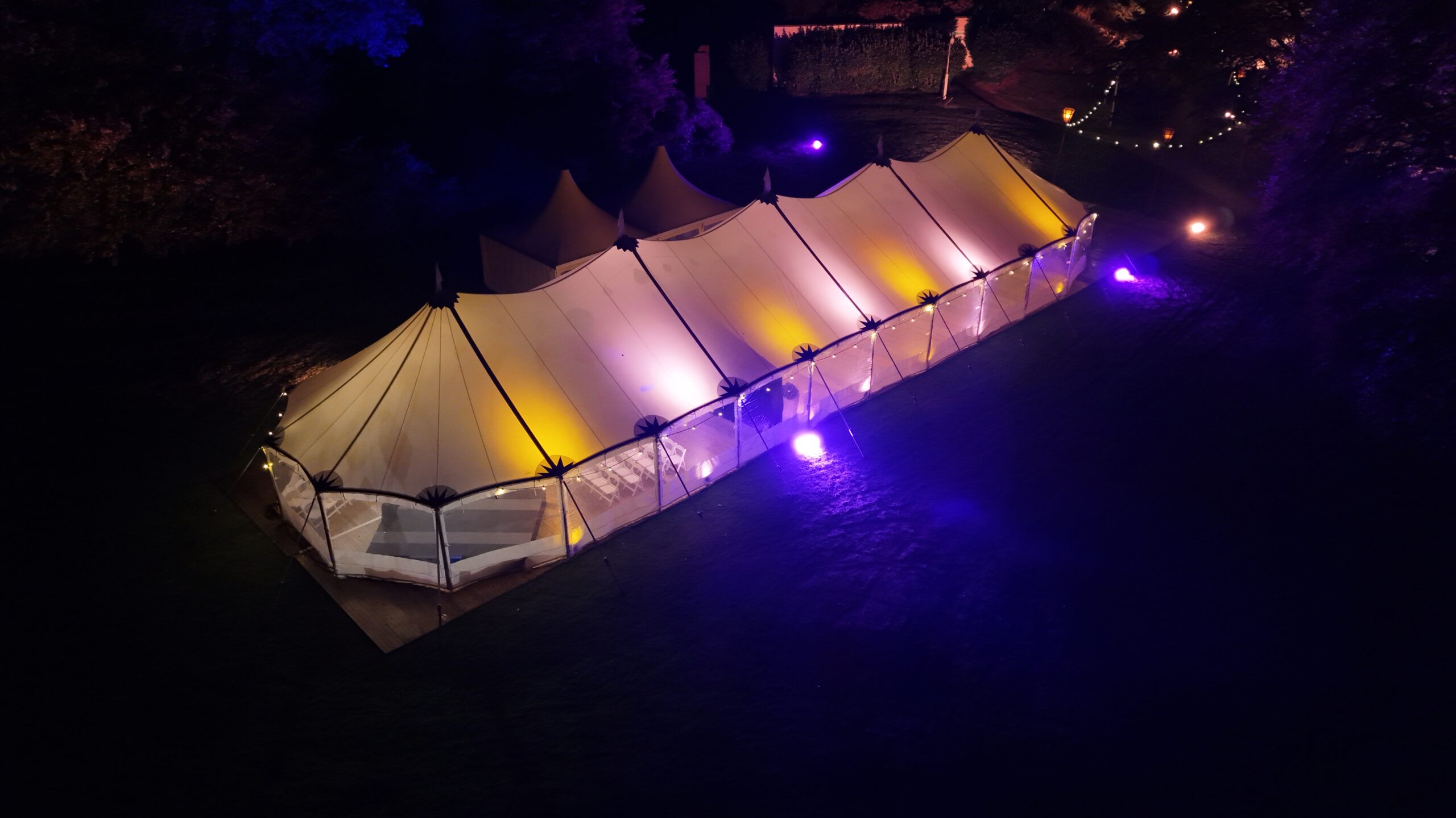 White Luxury tent large 10 x 22 meter - Afbeelding 4