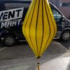 Sfeerlantaarn Buis 100cm - Geel