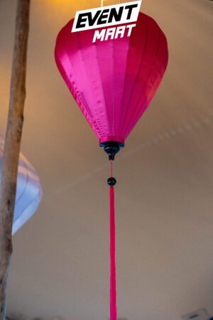 Sfeerlantaarn 60cm Ballon Donker Roze - Afbeelding 8