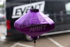 Sfeerlantaarn UFO Ø35cm - Paars - Afbeelding 6