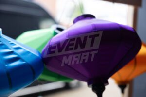 Sfeerlantaarn Ballon Ø60cm - Paars - Afbeelding 6