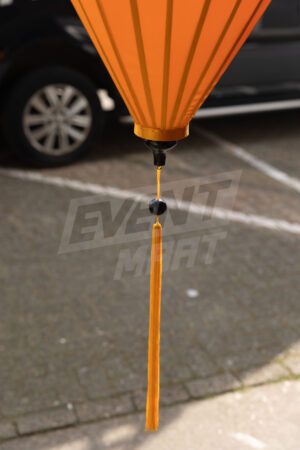 Sfeerlantaarn Ballon Ø60cm - Oranje - Afbeelding 2