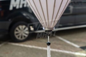 Sfeerlantaarn Ballon Ø60cm - Wit - Afbeelding 3