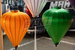 Sfeerlantaarn Ballon Ø60cm - Oranje - Afbeelding 8