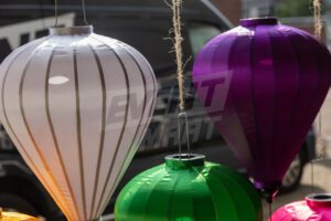 Sfeerlantaarn Ballon Ø60cm - Wit - Afbeelding 7