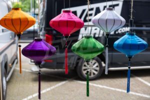 Sfeerlantaarn UFO Ø35cm - Paars - Afbeelding 8