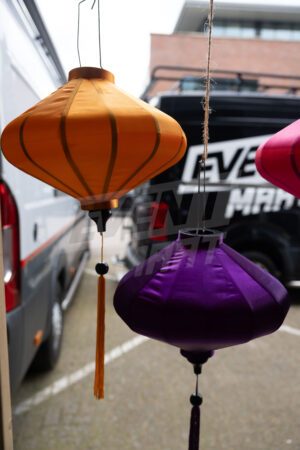 Sfeerlantaarn Ballon Ø60cm - Paars - Afbeelding 2