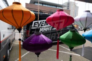 Sfeerlantaarn Ballon Ø60cm - Paars - Afbeelding 8