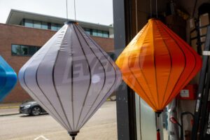 Sfeerlantaarn Diamant 120cm - Oranje - Afbeelding 4