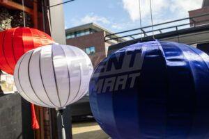 Sfeerlantaarn Bol Ø80cm - Donker Blauw - Afbeelding 8