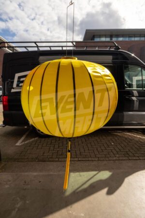 Sfeerlantaarn Bol Ø80cm - Geel - Afbeelding 7