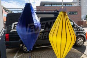 Sfeerlantaarn 80cm buisvormig donkerblauw - Afbeelding 10