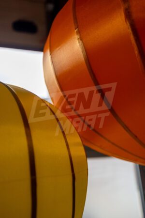 Sfeerlantaarn Bol Ø100cm - Oranje - Afbeelding 8