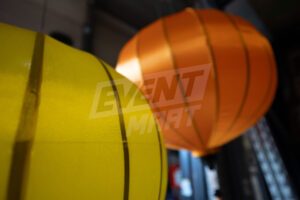 Sfeerlantaarn Bol Ø100cm - Oranje - Afbeelding 11