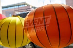 Sfeerlantaarn Bol Ø100cm - Oranje - Afbeelding 12