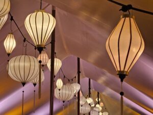 Sfeerlantaarn buis Ø35cm - wit