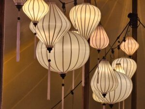 Sfeerlantaarn Diamant Ø40cm - Wit