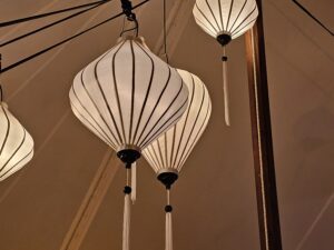 Sfeerlantaarn Diamant Ø35cm - wit